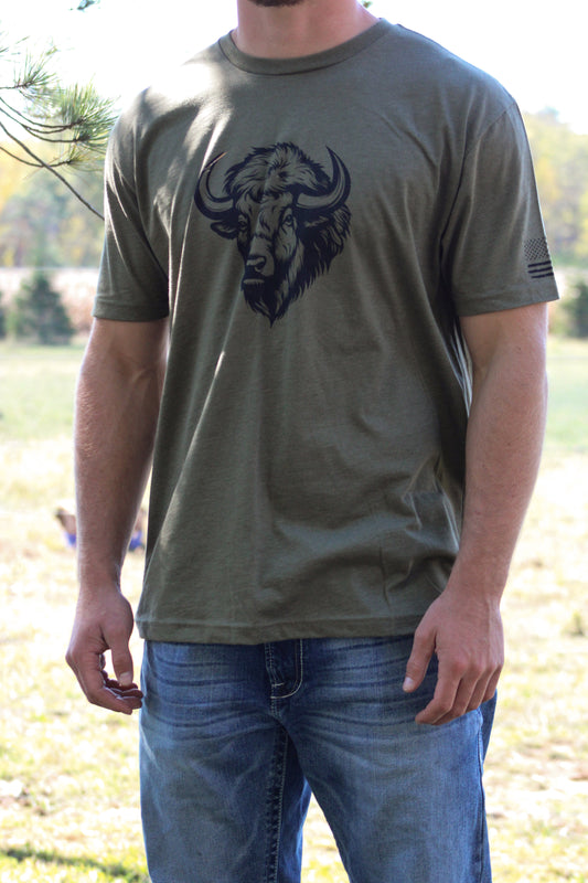 Bison Head Tee