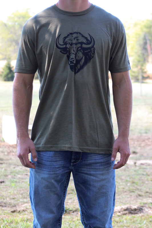 Bison Head Tee